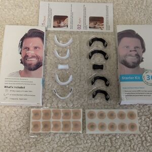 Starter Kit Sleep & Sport Nasal Dilator - Black & White